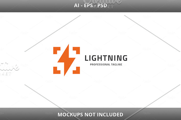 Lightning Logo in Logo Templates - product preview 3