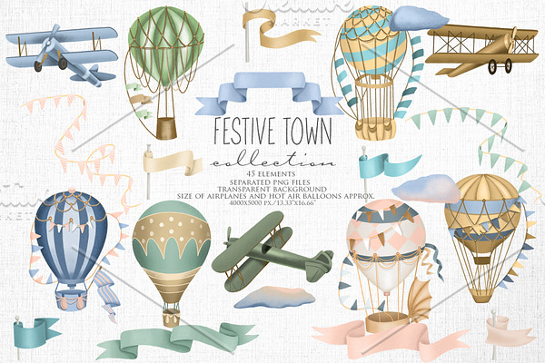Festive town collection