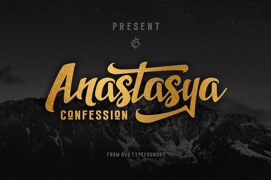 Anastasya Confession (introsale) in Script Fonts - product preview 8