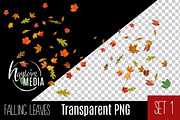 Fall Leaves Falling Transparent PNG