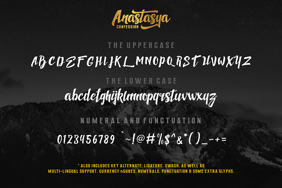 Anastasya Confession (introsale) in Script Fonts - product preview 2
