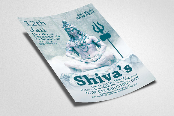 Shiva Load Flyer/Poster in Flyer Templates - product preview 1