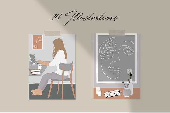 Ladypreneur Illustration Set in Illustrations - product preview 4