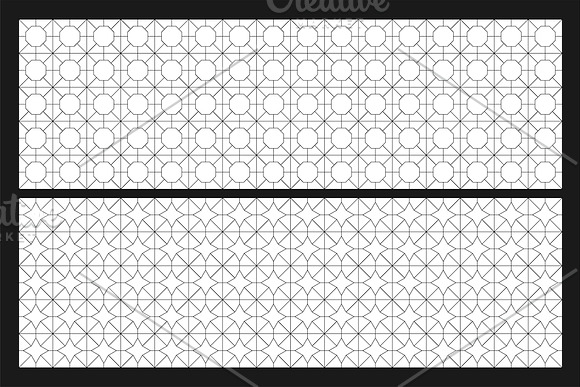 Oriental seamless geometric patterns in Patterns - product preview 4