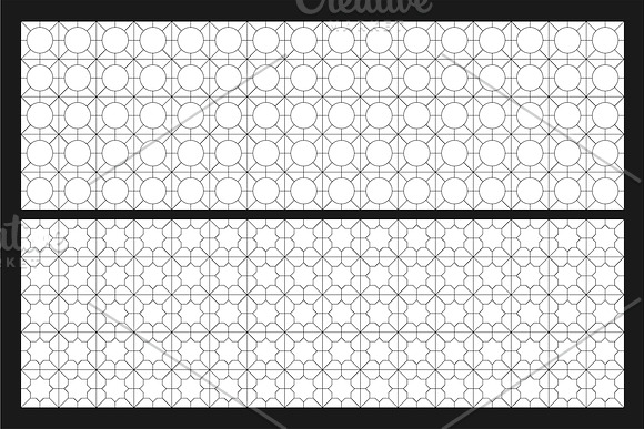 Oriental seamless geometric patterns in Patterns - product preview 6