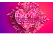 Happy mother day greating card