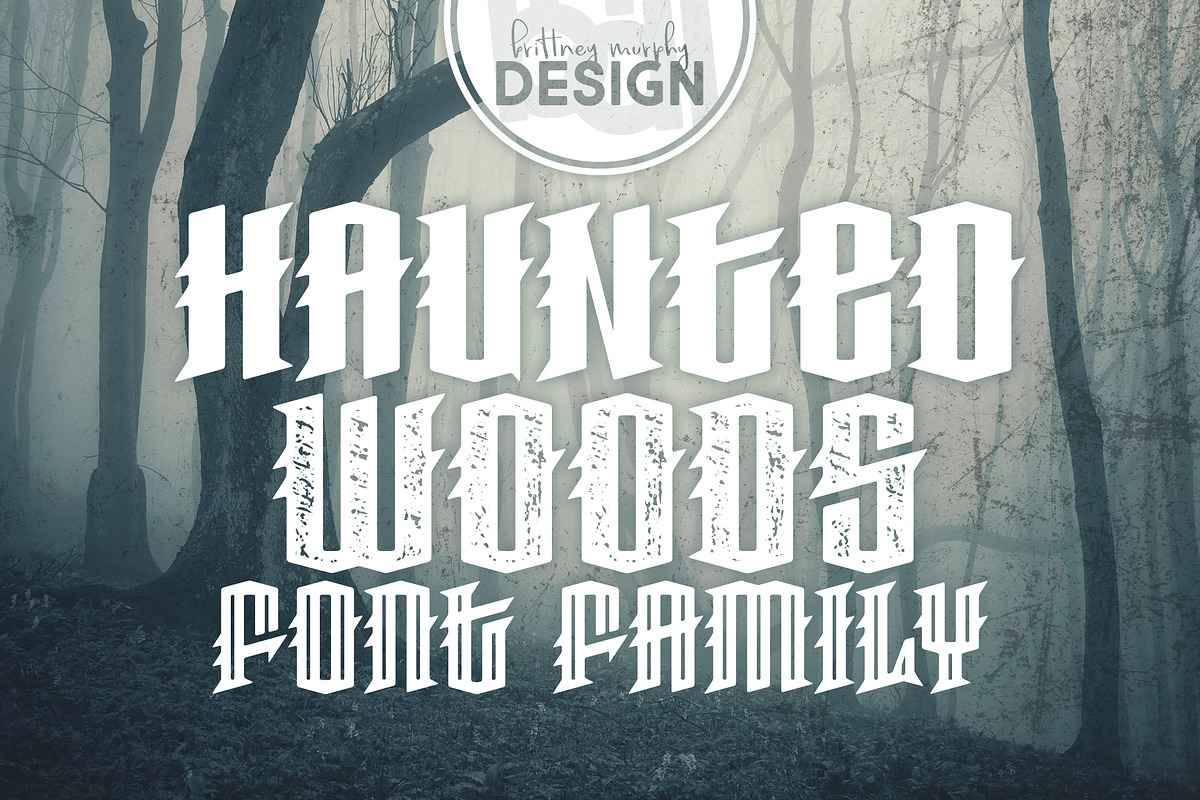 Haunted Woods in Blackletter Fonts - product preview 8