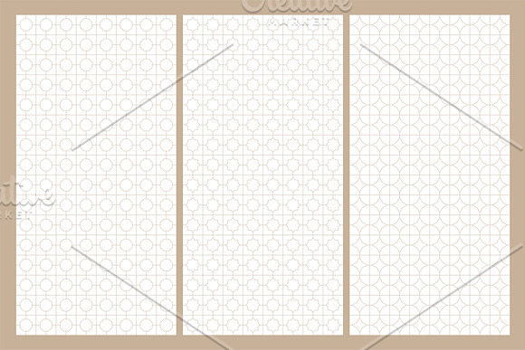 Eastern seamless ornamental patterns in Patterns - product preview 8