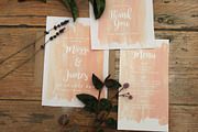 Blush Wedding Invite Template