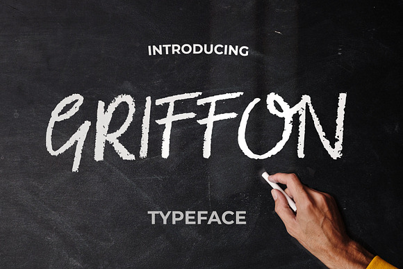 Griffon Chalk Typeface in Display Fonts - product preview 8