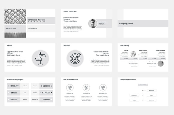 HR Human Resources Keynote Template in Keynote Templates - product preview 1