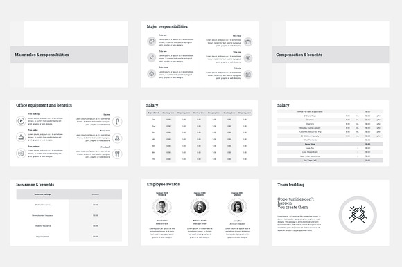 HR Human Resources Keynote Template in Keynote Templates - product preview 4