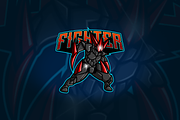 Fighter - Mascot & Esport Logo