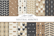Neutral Arrows Digital Paper