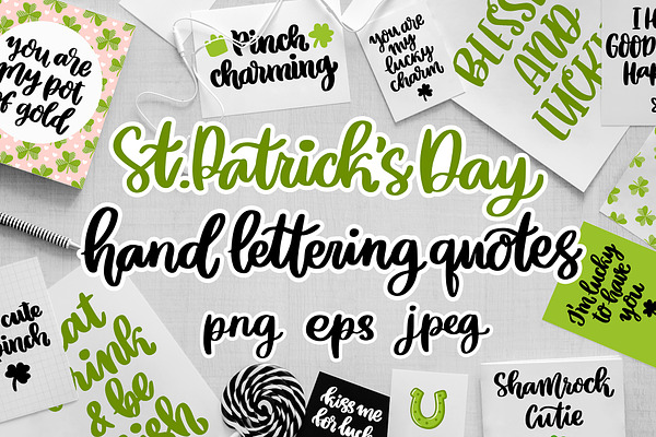 Lettering Quotes St.Patrick's Day