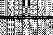 Textile seamless geometric patterns
