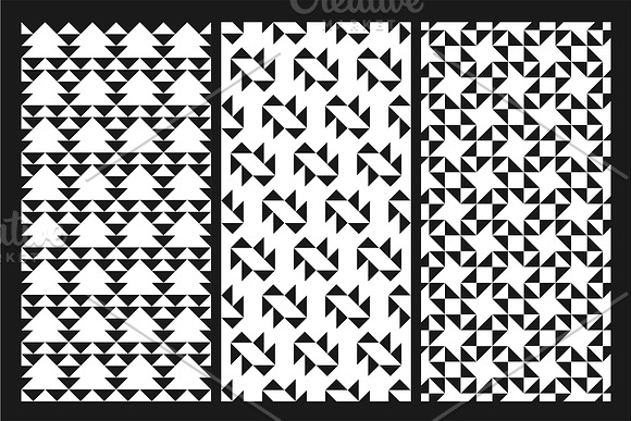 Textile seamless geometric patterns in Patterns - product preview 4