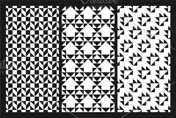 Textile seamless geometric patterns in Patterns - product preview 5