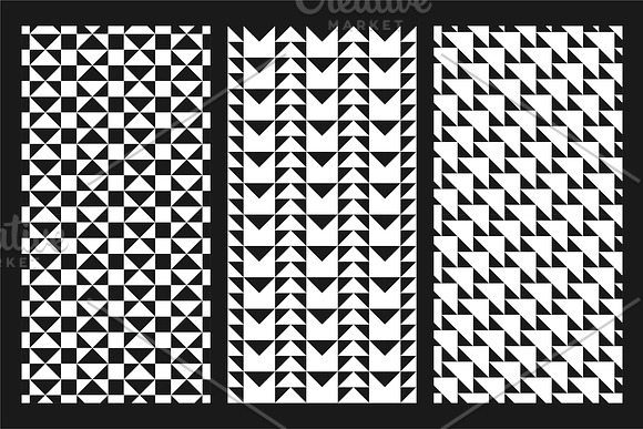 Repeat geometric b&w prints/patterns in Patterns - product preview 4