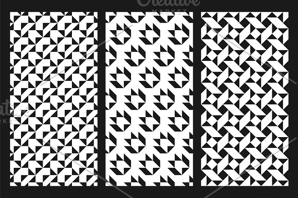 Repeat geometric b&w prints/patterns in Patterns - product preview 6