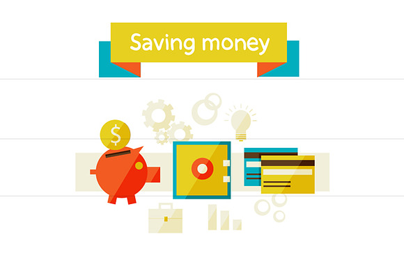 Piggy Bank - Saving Money in Illustrations - product preview 1