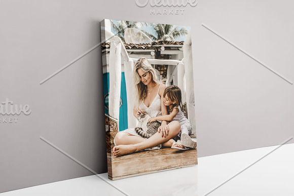 Portrait Canvas Ratio 2x3 Mockup 04 in Print Mockups - product preview 3