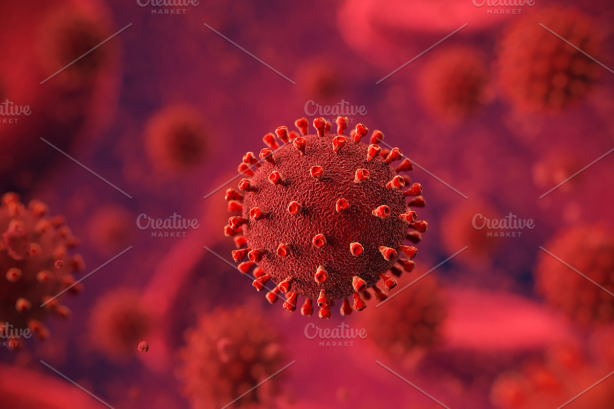Corona-virus COVID-19 in Illustrations - product preview 8