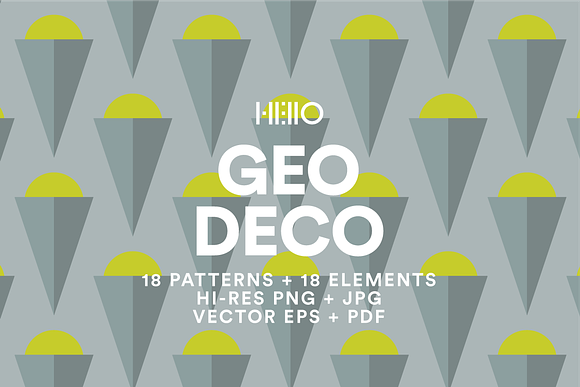 Geo Deco in Patterns - product preview 12