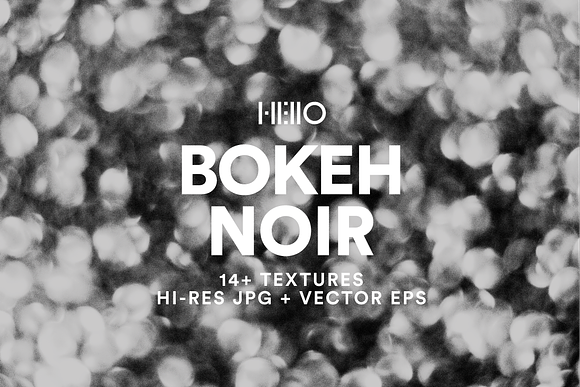 Bokeh Noir in Textures - product preview 9