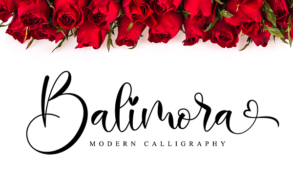 Balimora // Lovely Script Font