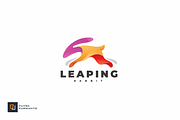 Leaping Rabbit - Logo Template