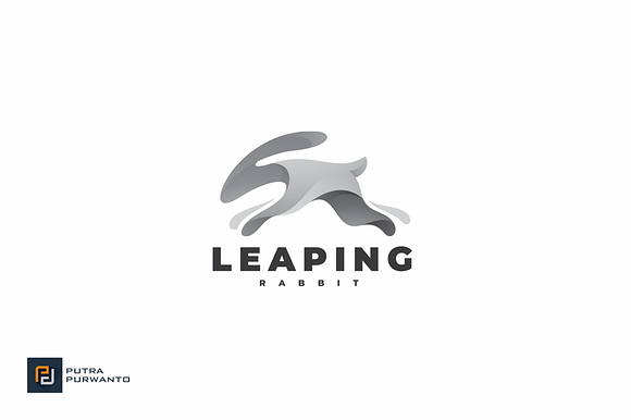 Leaping Rabbit - Logo Template in Logo Templates - product preview 1