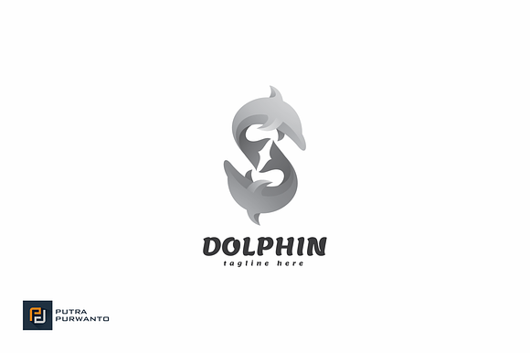 Dolphin - Logo Template in Logo Templates - product preview 1