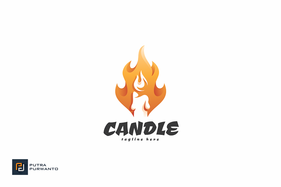 Candle - Logo Template in Logo Templates - product preview 8