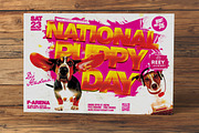 National Puppy Day Flyer