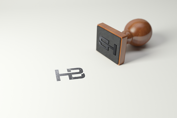 HB Logo Design Typography in Logo Templates - product preview 2