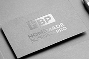 HBP Logo Design Typography Monogram