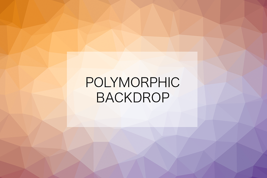 10 Geometric Polymorphic Backdrops