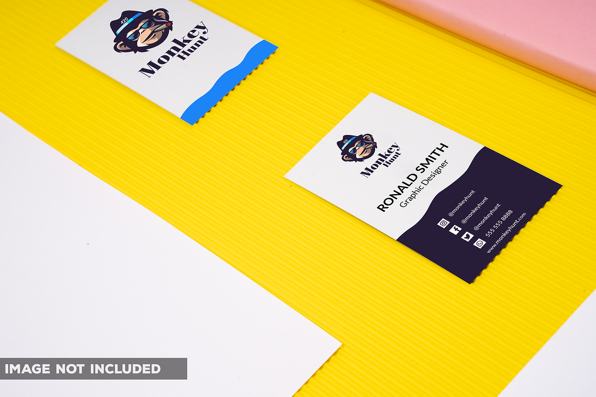 Realistic Business Card Mock 1 in Branding Mockups - product preview 8