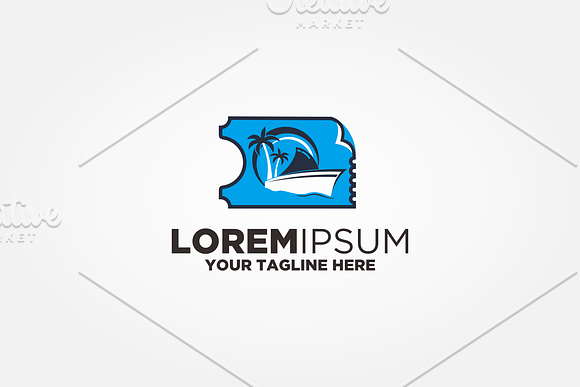 Ticket Ship Logo in Logo Templates - product preview 1