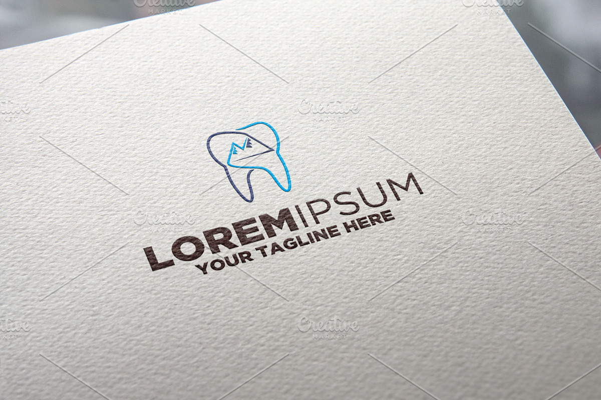 Tooth Mountain Logo in Logo Templates - product preview 8