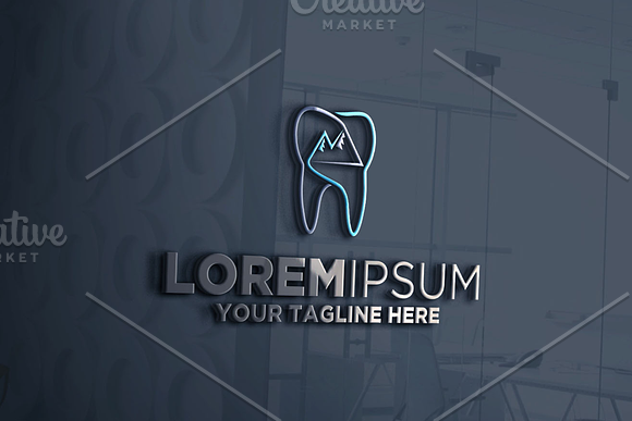 Tooth Mountain Logo in Logo Templates - product preview 1
