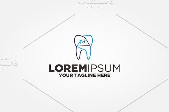Tooth Mountain Logo in Logo Templates - product preview 2