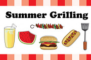 Summer Grilling Vector Pack