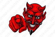 Devil Satan Pointing Finger At You