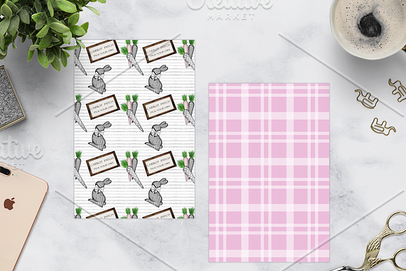 Easter Digital Paper Pack in Illustrations - product preview 1