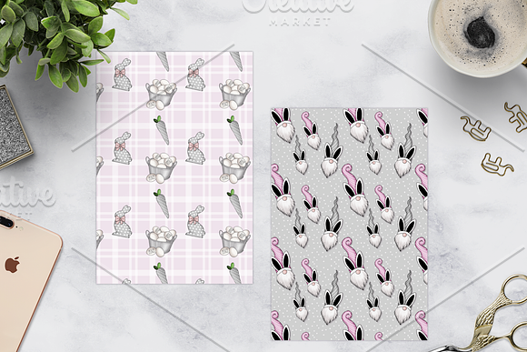 Easter Digital Paper Pack in Illustrations - product preview 4
