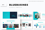 Blue Busines - Keynote Template