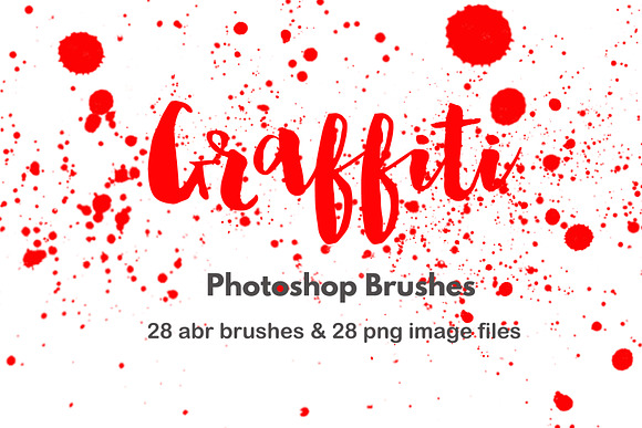 Paint splatter photoshop brush set in Add-Ons - product preview 5