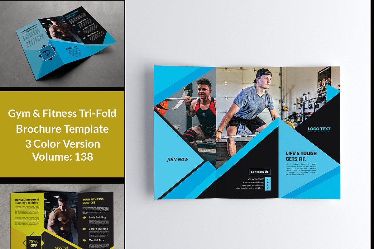 Your Personal Fitness Brochure in Brochure Templates - product preview 8